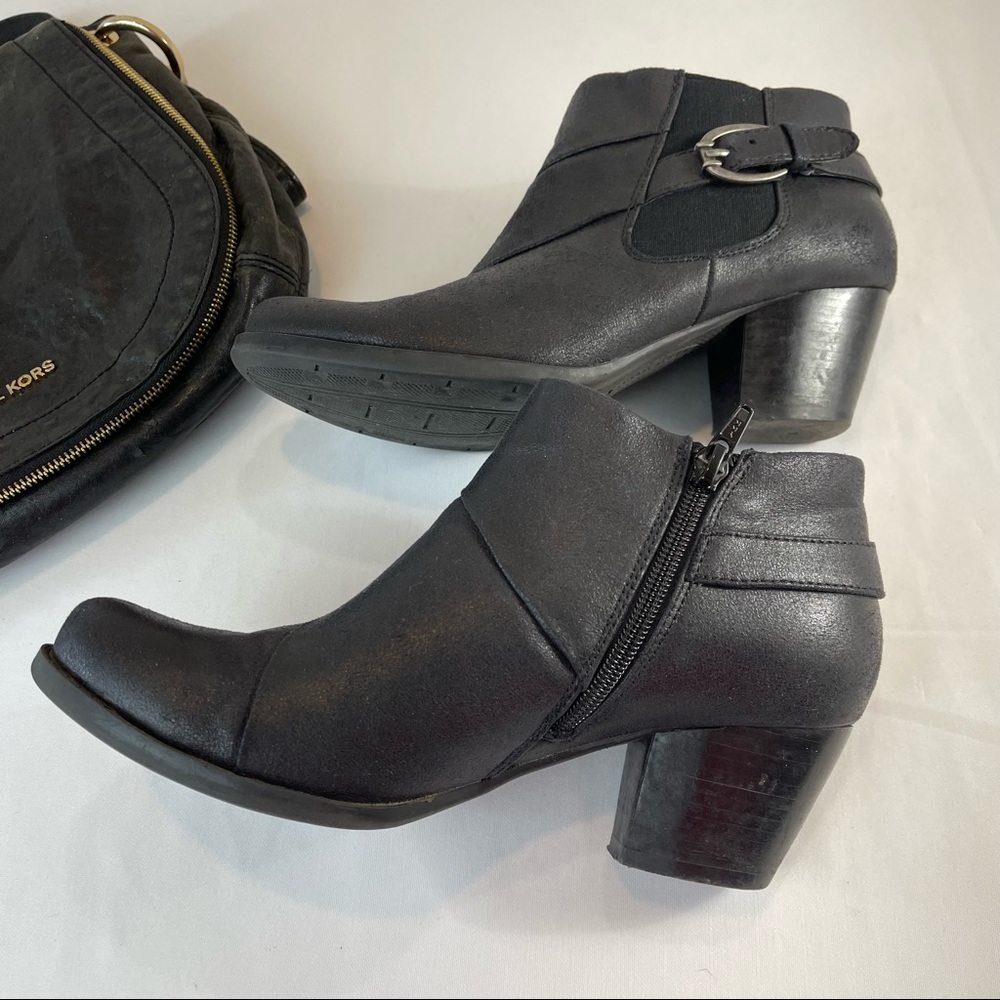 BareTraps Rowan Black Ankle Boots Size 8